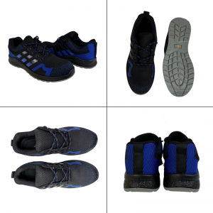 High Strength Flying Fabric Boots Outdoor Production Composite Toe & Kevlar Insole Lightweight Flyknit Safety Shoes