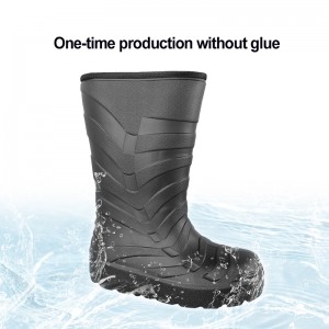Mens Tall Waterproof Wide Width Knee High Rain Boots EVA