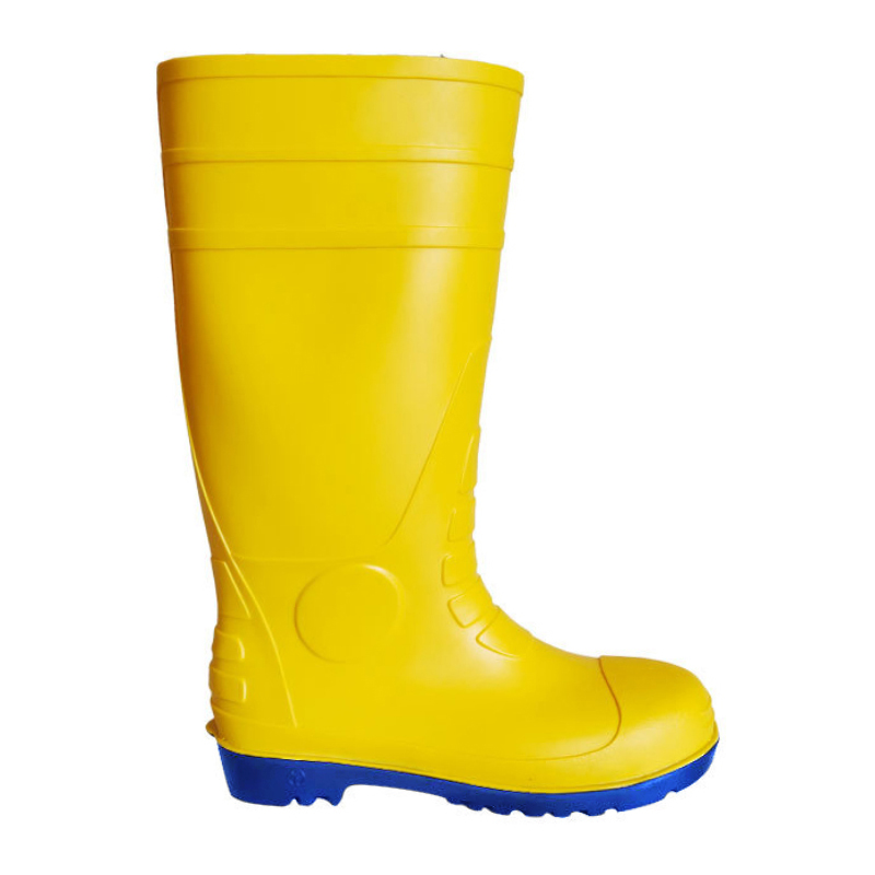 yellow upper blue sole