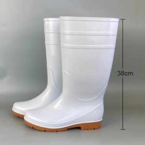White Food and Hygiene Waterproof PVC Work Water Boots