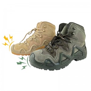 6 Inch Unique Design PU-sole Injection Tactical Combat boots