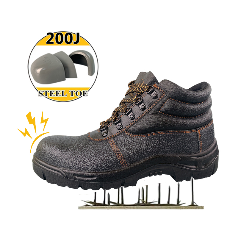 Black Split embossed Cow Leather Shoes