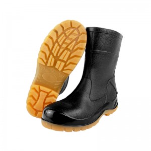 Ankle Wellington PVC Safety Water Boots With Steel Toe And Midsole