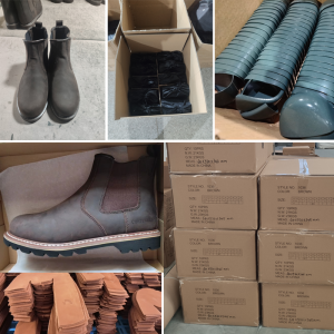 6 Inch Brown Leather Goodyear Safety Boots with Steel Toe