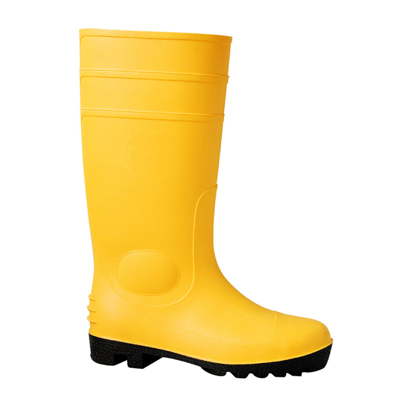 yellow mining boots