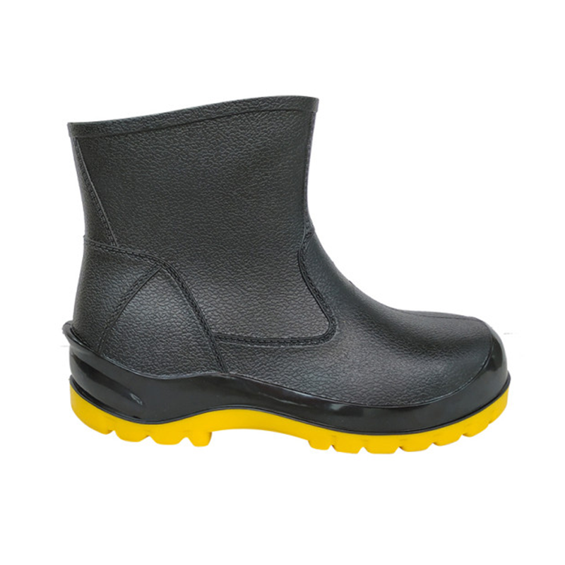 black upper yellow sole 18cm height