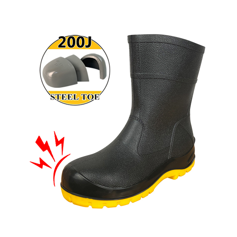 PVC Safety Work Boots with Steel Toe