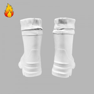Slip-Resistant EVA Winter Boots with Fabric White Chef Boots