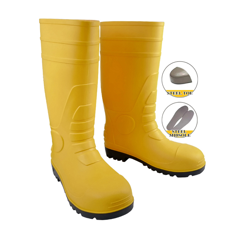 Laceless Wide Fit Safety Boots