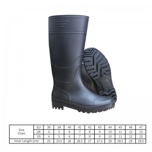 Cheap PVC Working Gumboots Non-slip Waterproof For Agricultural Tasks and Fishing