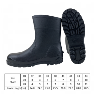 Waterproof Anti-static Steel Toe PVC Boots For Mining And Oil Field