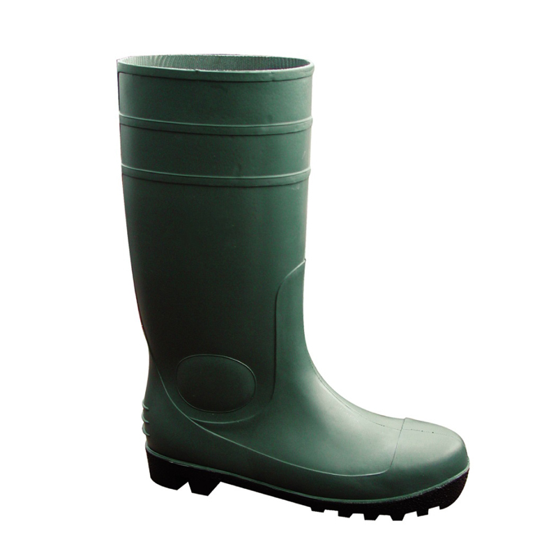 green anti-impact boots