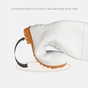 CE Food Industry PVC Rain Boots with Steel Toe and Midsole