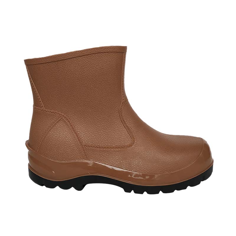 brown upper black sole