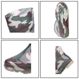 Fashion Jungle Knee High PVC Boots Classy Men’s Work Wear Gumboots Foot Protection