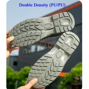 Economy PU-sole Safety Leather Working Shoes