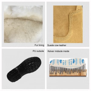 Oil Field Warm Knee Boots with Composite Toe and Kelvar Midsole
