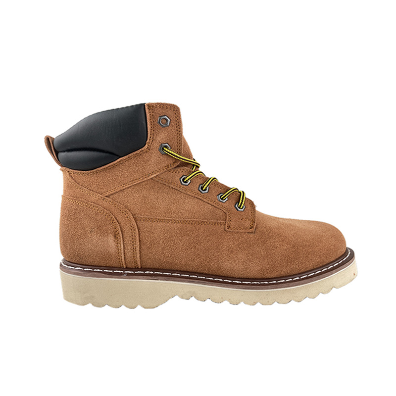 Men's Suede Leather Work Protective Footwear