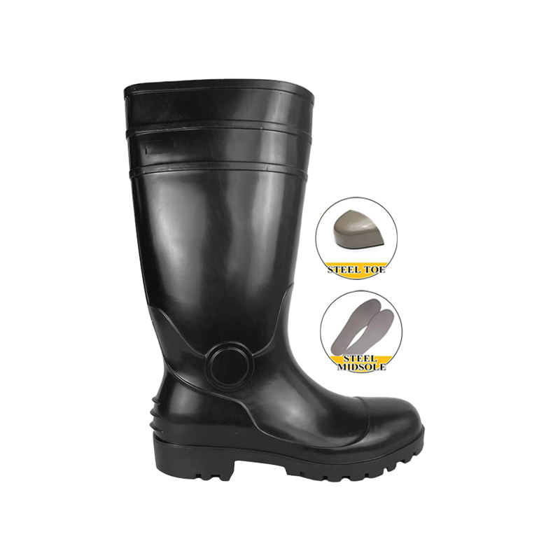 PVC Wellington Work PPE Rain Boots