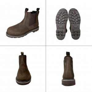 Chelsea Goodyear-Welt Working Boots With Steel Toe and Steel Midsole