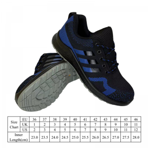 High Strength Flying Fabric Boots Outdoor Production Composite Toe & Kevlar Insole Lightweight Flyknit Safety Shoes