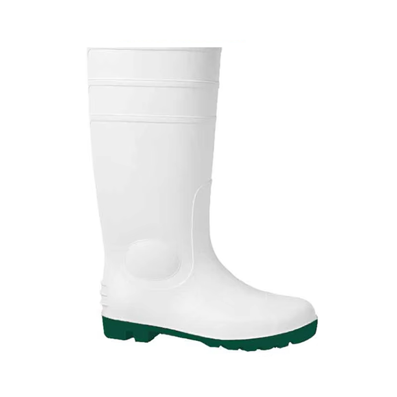 white steel toe boots