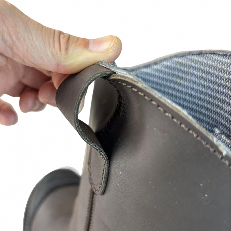 4 leather loops boots