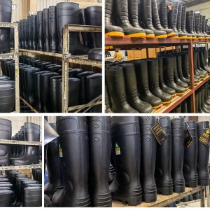 Cheap PVC Working Gumboots Non-slip Waterproof For Agricultural Tasks and Fishing