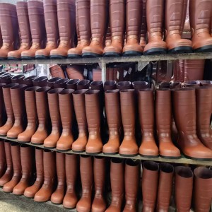 CE Anti-static PVC Safety Rain Boots with Steel toe and Midsole