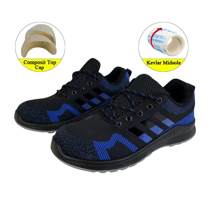Anti-Smash and Anti-Stab Breathable Safety Shoes