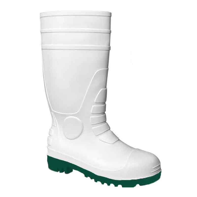 white upper green sole